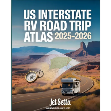 US Interstate RV Road Trip Atlas 2025-2026: Complete Guide with Detailed Maps to Scenic Routes, Campgrounds, National Parks & Hidden Gems Across All 5