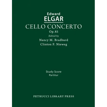 Cello Concerto, Op.85: Study score