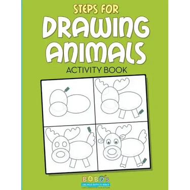 Steps for Drawing Animals Activity Book