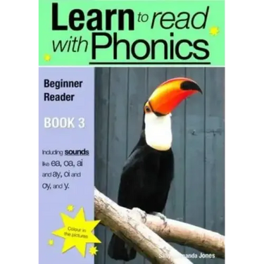 Learn to Read Rapidly with Phonics: Beginner Reader Book 3. A fun, colour in phonic reading scheme