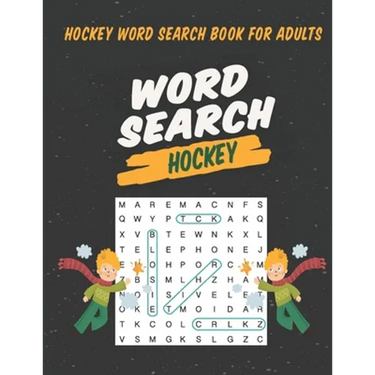 Hockey Word Search Book For Adults: Large Print Puzzle For Adults & Seniors