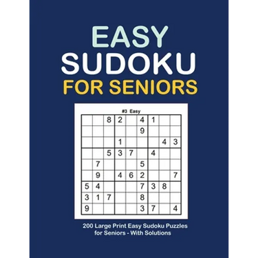Easy Sudoku For Seniors: Sudoku Puzzles Large Print 200 Puzzles with Solution - 9x9's Sudoku puzzle book for adults, Senior - Two Puzzle Per Pa