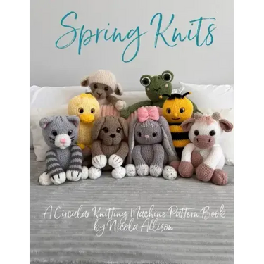Spring Knits: A circular knitting machine pattern book by Nicola Allison