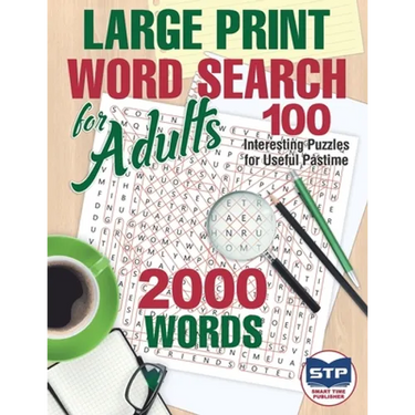 Large Print Word Search for Adults: 100 Interesting Puzzles for Useful Pastime