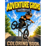 Adventure Groms: Bold, Easy-to-Color Pages for All Skill Levels Featuring BMX Street, Dirt Jumps, Racing, Grinds, and Freestyle Tricks for Kids and Al