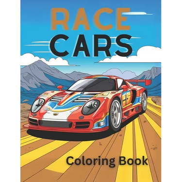 Race Car Coloring Book