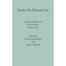 Daube on Roman Law