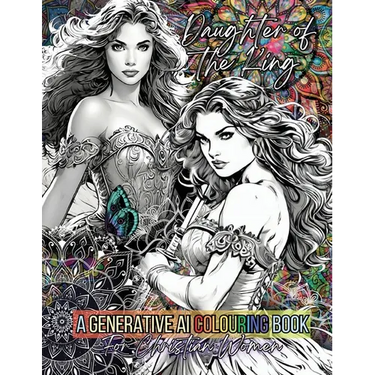 Daughter of the King: A Generative AI Colouring Book For Christian Women