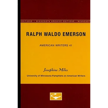 Ralph Waldo Emerson - American Writers 41: University of Minnesota Pamphlets on American Writers