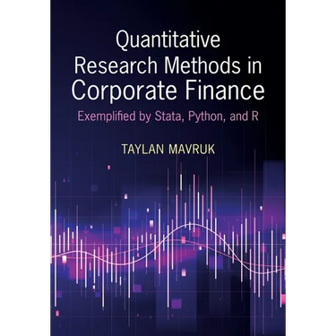 Quantitative Research Methods in Corporate Finance