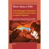 More Than a Title: Autoethnographic Explorations of Choosing Dissertation Topics in Applied Linguistics