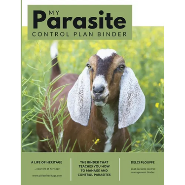 My Parasite Control Plan Binder
