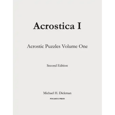 Acrostica I: Acrostic Puzzles Volume One