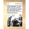 Three Treatises. on the Brain, the Eye, and the Ear. Illustrated by Tables. by Alexander Monro, ...