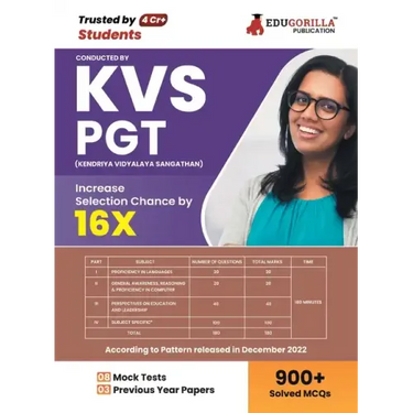 KVS PGT Book 2023: Post Graduate Teacher (English Edition) - 8 Mock Tests and 3 Previous Year Papers (1000 Solved Questions) with Free Access to Onlin