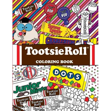 Tootsie Roll Coloring Book: 24 Page Coloring Book