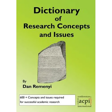 A Dictionary of Research Terms and Issues