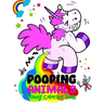 Pooping Animals Funny Coloring Book: Funny Popping Animals Coloring Book for Kids and Animal lovers - Popping Animals Book Activity Book for Kids