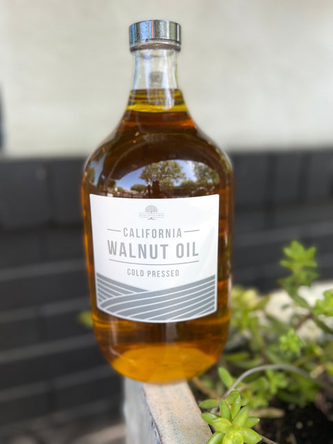 Pure Cold Pressed Walnut Oil - 1/2 Gallon Jug by freshvintagefarms