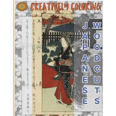 Japanese Woodcuts: An Adult Coloring Book