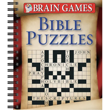 Brain Games - Bible Puzzles (Includes a Variety of Puzzle Types)