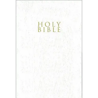 Niv, Gift and Award Bible, Leather-Look, White, Red Letter Edition, Comfort Print