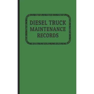 Diesel Truck Maintenance Records: Made for Truck Owners 5 x 8 - 120 Pages