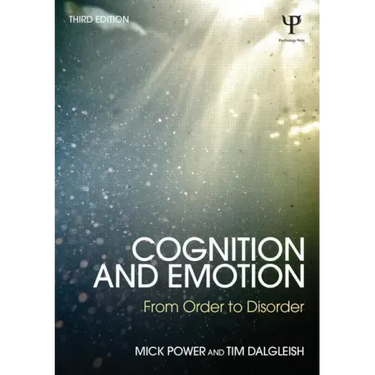 Cognition and Emotion: From order to disorder