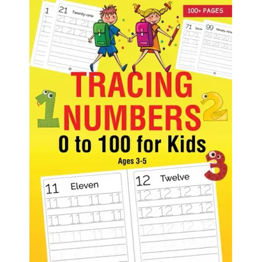 Tracing Numbers 0 to 100 for Kids Ages 3-5