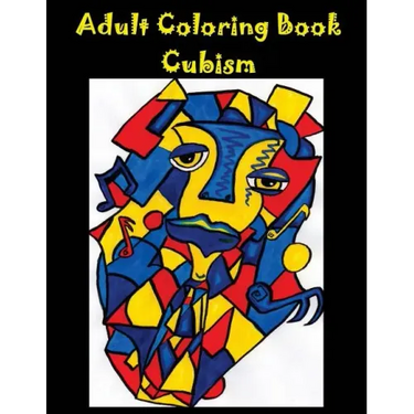 Adult Coloring Book: Cubism