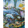 Under The Sea: Fishes, Turtle, Seaweed, Artwork, Painting, Story book,