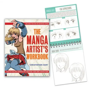 The Manga Artist's Workbook: Easy-To-Follow Lessons for Creating Your Own Characters