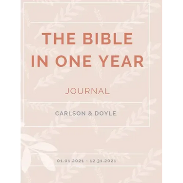 The Bible in a Year Journal 2021