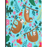 This Is My Super Cute Sloth Puzzle Book: Light Blue Cover Sloth Puzzle Book With 110 Pages. Tic Tac Toe, Hangman, 4 In A Row & Dots And Boxes Activiti