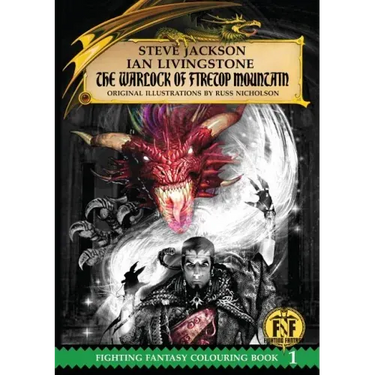 Official Fighting Fantasy Colouring Book 1: The Warlock of Firetop Mountain