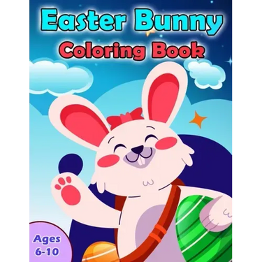 Easter Bunny Coloring Book: Spot the Difference Puzzle and Coloring Activity Book for Kids Ages 6-10, Hours of fun and learning.
