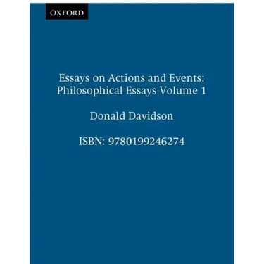 Essays on Actions and Events