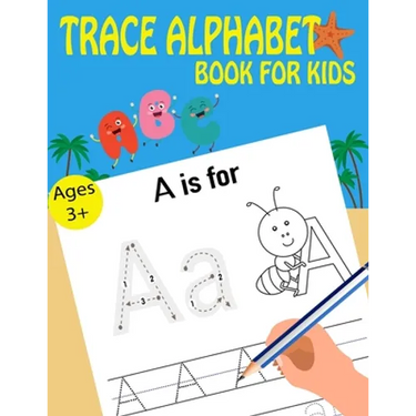 Trace Alphabet Book For Kids