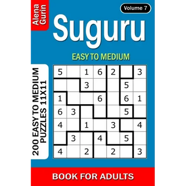 Suguru puzzle book for Adults: 200 Easy to Medium Puzzles 11x11 (Volume 7)