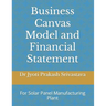 Business Canvas Model and Financial Statement: For Solar Panel Manufacturing Plant