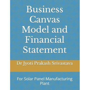 Business Canvas Model and Financial Statement: For Solar Panel Manufacturing Plant