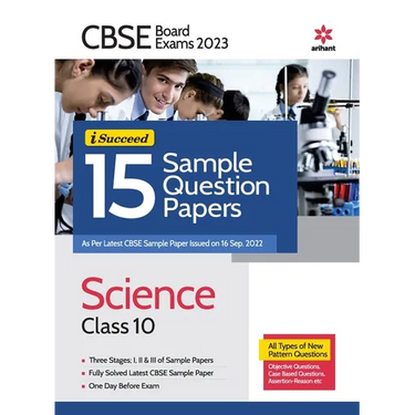 CBSE BOARD Exam 2023 - I-Succeed 15 Sample Question Papers Science Class 10