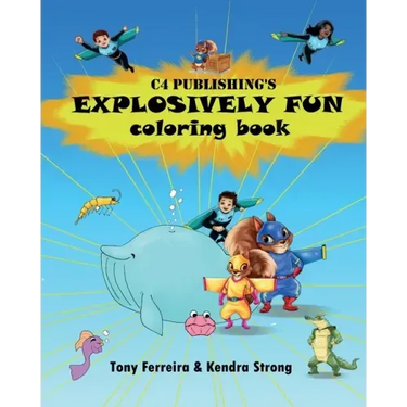 C4 Publishing's Explosively Fun Coloring Book