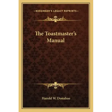 The Toastmaster's Manual