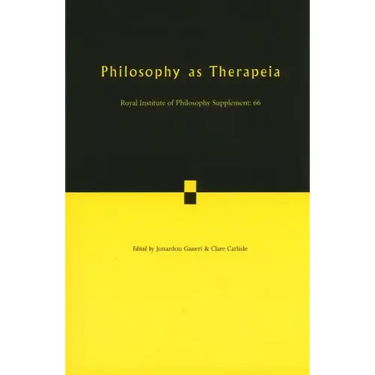 Philosophy as Therapeia