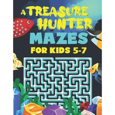 Mazes for Kids Ages 5 6 7: 2in1 A Labyrinth Activity Book For Children 5 6 7 Years Old And A Story To Read. A Variety of Fun Puzzle Mazes to Engage Bo