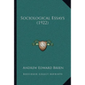 Sociological Essays (1922)