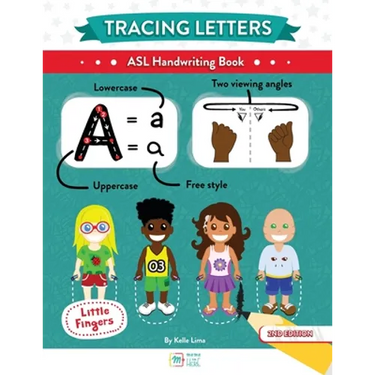 Tracing Letters: ASL Handwriting Book