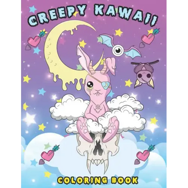 Creepy Kawaii Coloring book: Kawaii Coloring Book