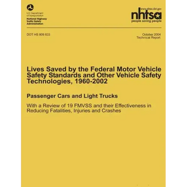 Lives Saved by the Federal Motor Vehicle Safety Standards and Other Vehicle Safety Technologies, 1960-2002: Passenger Cars and Light Trucks with a Rev